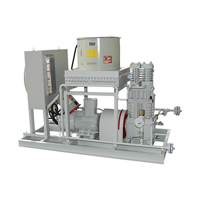Hydrogen compressor line — official catalog illustration