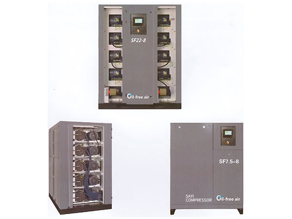 Oil-free scroll compressors — official catalog illustration